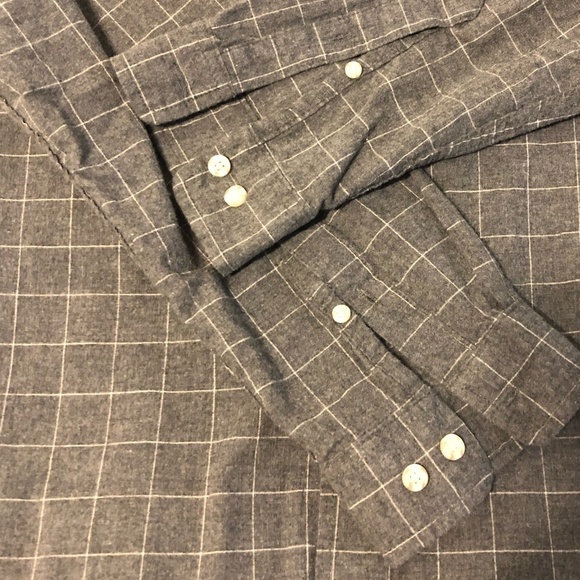 GOODFELLOW Shirts Men's L/XL Gray Yellow Multicolor Button Down Striped Bundle - Picture 9 of 16